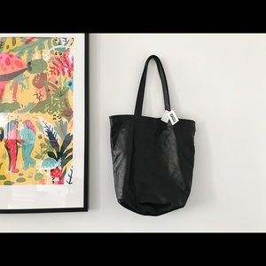 Leather Baggu Tote Brand new